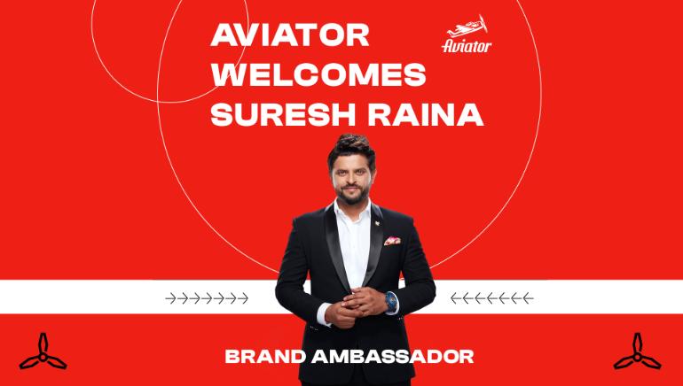 SPRIBE ने क्रिकेट के दिग्गज सुरेश रैना का New Face of Aviator के रूप में स्वागत किया