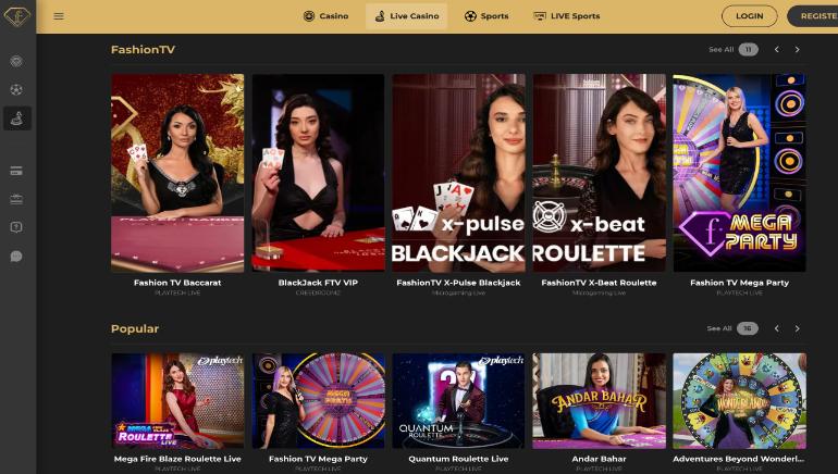 FTVclub Casino स्क्रीनशॉट 2