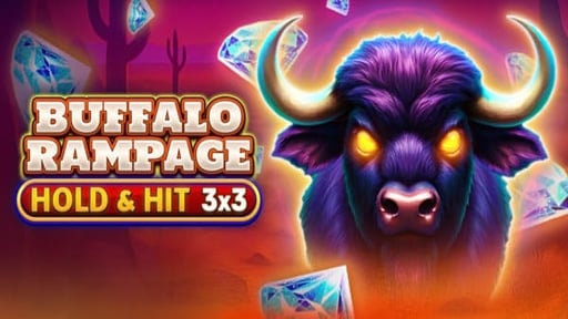 Play online casino Slots Buffalo Rampage Hold and Hit 3x3