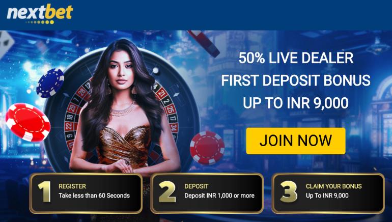 NextBet कैसीनो में अभी अपने लाइव डीलर बोनस का दावा करें