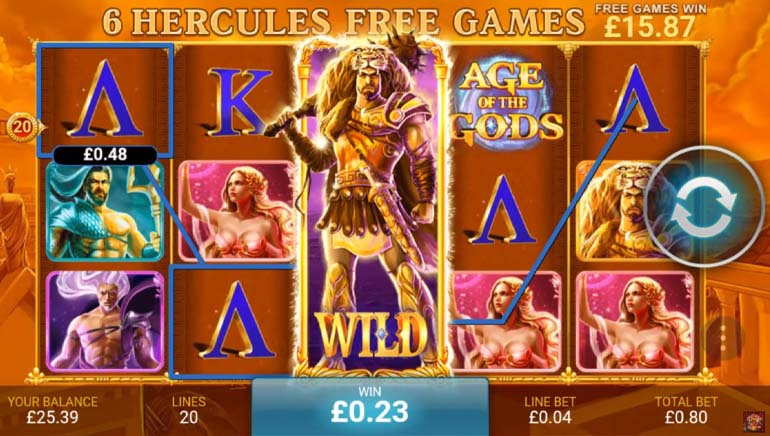 Age of the Gods Jackpot